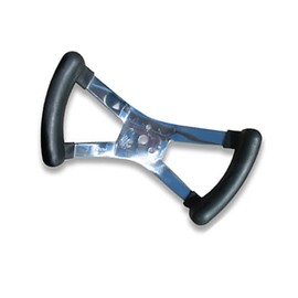 Polished Aluminum Butterfly Steering Wheel