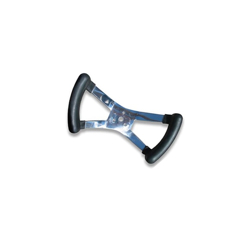 Polished Aluminum Butterfly Steering Wheel