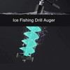 Zunate Ice Auger for Fishing - 6-inch 2-Blade Drill with