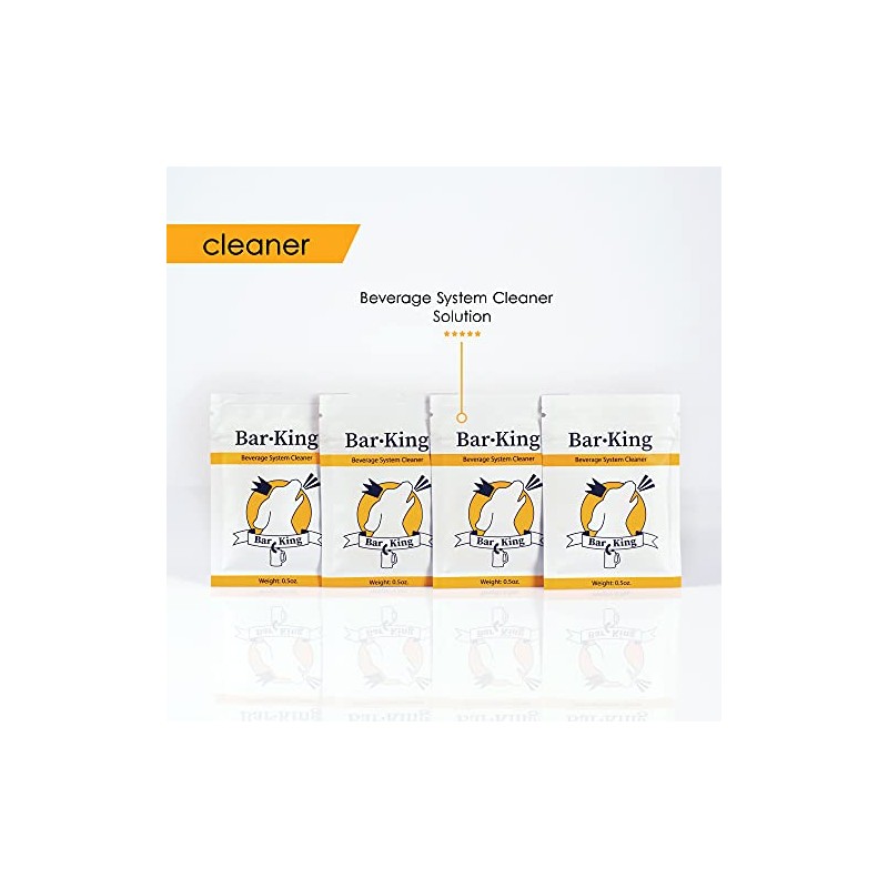 Bar-King Beer Line Cleaner - 32 Individual Cleaning Packets