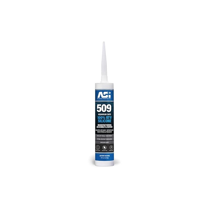 Black Aquarium Silicone Sealant - 10.2 Fluid oz Cartridge