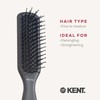 Kent AirHedz Pro Narrow Phine Pin Brush Graphite Grey