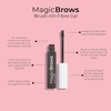 MCoBeauty Magic Brows Tinted Brow Gel in Medium/Dark, Volumizing, Water-Resistant,
