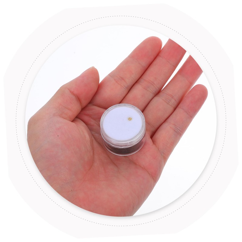 Hohopeti Artificial Diamond Sample Lab-Grown Diamond Specimen Educational Decor for