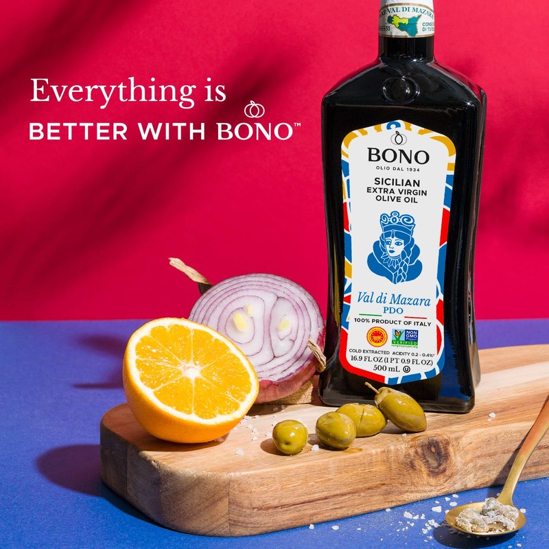 Bono Sicilian Certified PDO Val Di Mazara Extra Virgin Olive