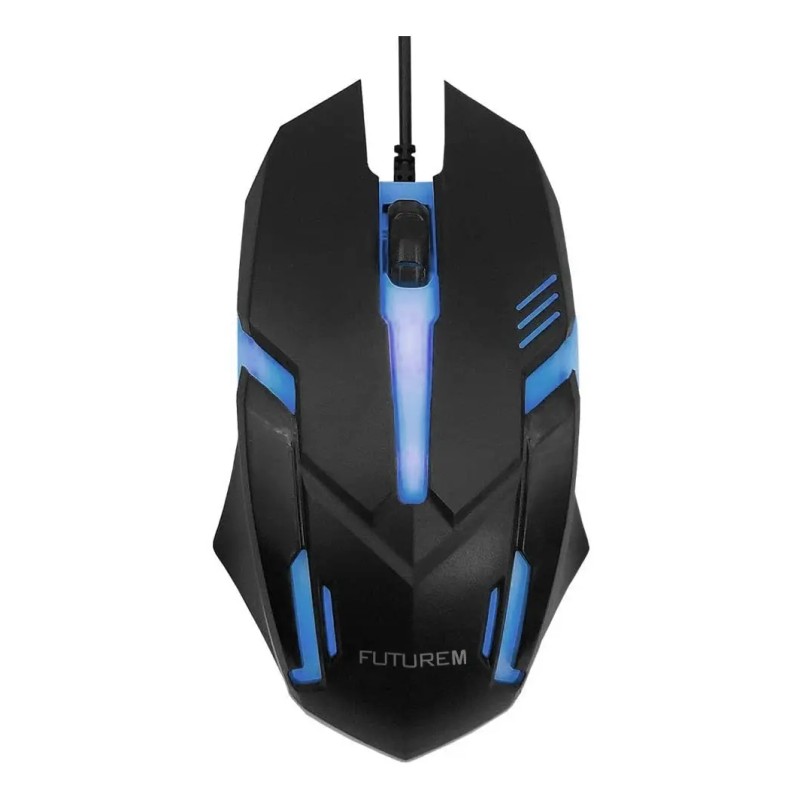 Mouse Gamer Luz Led Rgb Raton De Juego Alambrico Pc
