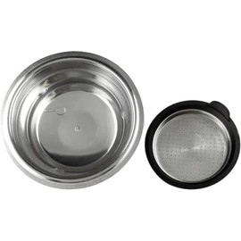 agdom24h_parts Coffee Filter, Stainless Steel, 2 Cups, DLSC401 Compatible with DeLonghi Dedica, Automatic Cappuccino, Icona Vintage, Scultura, Distinta Series