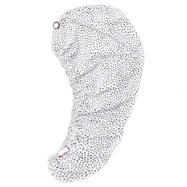 KEYRI 1 Pack Mikrofaser Handtuch Ultraweich Fusselfrei Mikrofaser Handtuch Haare Schnell Trocken Turban Damen für Alle Haartypen Microfaser Handtücher mit Schnalle für Frauen und Mädchen (Pünktchen)