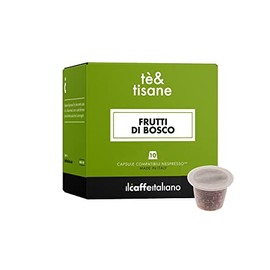 50 Nespresso® Compatible Tisane Capsule - berries Tisane - 50x tisane capsules/pods berries compatible Nespresso - (5 Pack of 10 total of 50 Capsules, 50 servings) - Il Caffè Italiano