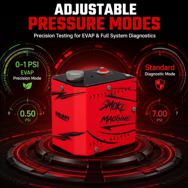 Solary EVAP Smoke Machine Automotive - 10s Precise Leak Detection