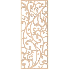 Ekena Millwork WALW14X35X0375WOORO Woodhaven Decorative Fretwork Wood Wall Panels, 13 3/8"W x 34 3/8"H, Red Oak