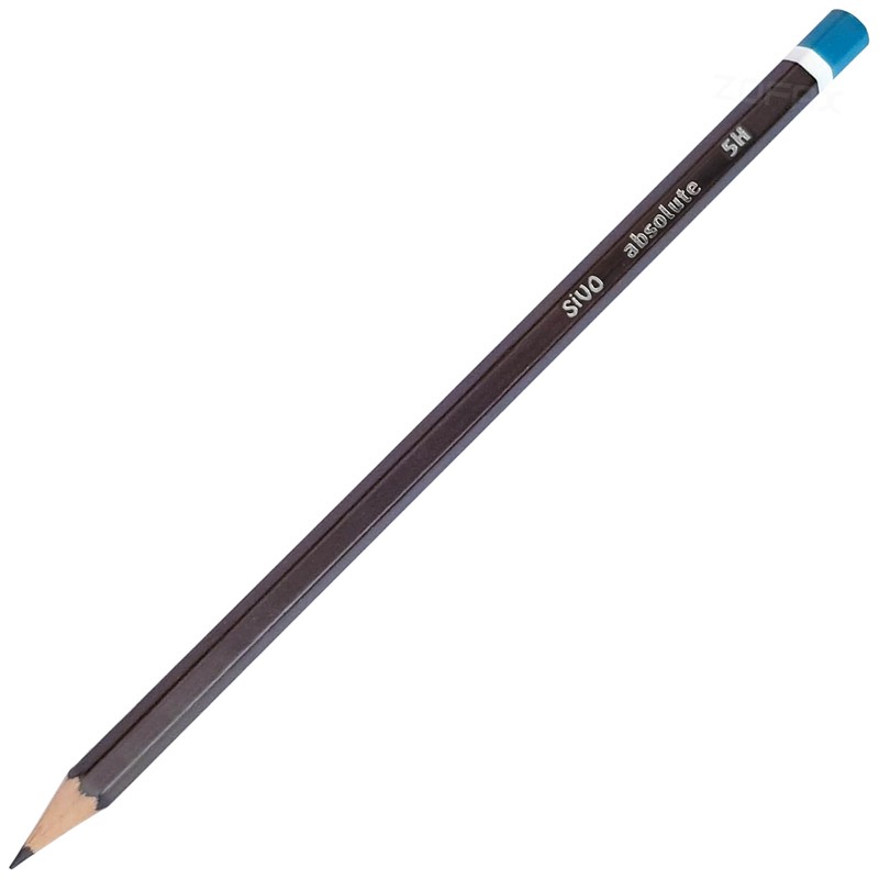 SIVO Absolute Graphite Drawing Pencils, 5H Graded, Pack of 12,