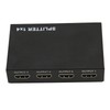1x4 HD Multimedia Interface Splitter 1 in 4 Out 3D