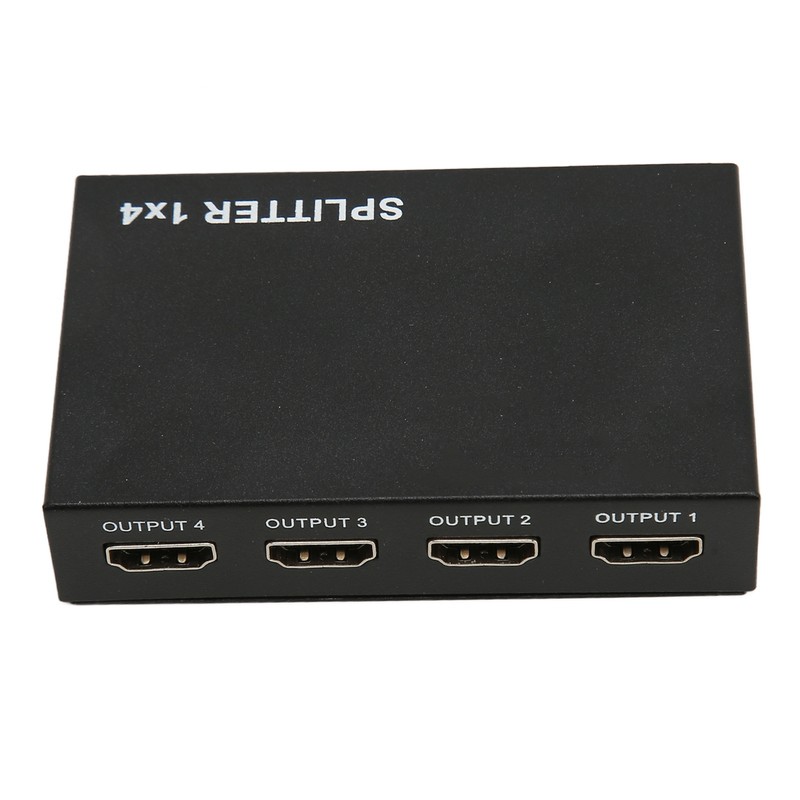 1x4 HD Multimedia Interface Splitter 1 in 4 Out 3D