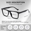 AQWANO 3 Pack Reading Glasses Men Computer Blue Light Blocking,