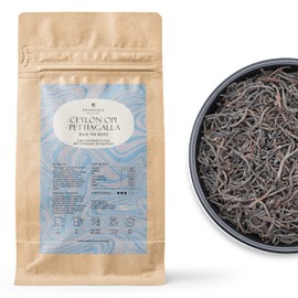 Prime Tea - Ceylon OPI Grade Black Loose Leaf Tea - Generous 16oz 100% Organic, Pure Unblended, Single Origin, Hand Picked. Famous Quality, Pleasant Flavor, Slightly Tangy, Aromatic Cup with Bright Color (Ceylon OPI Pettiagalla, 16 Ounce)