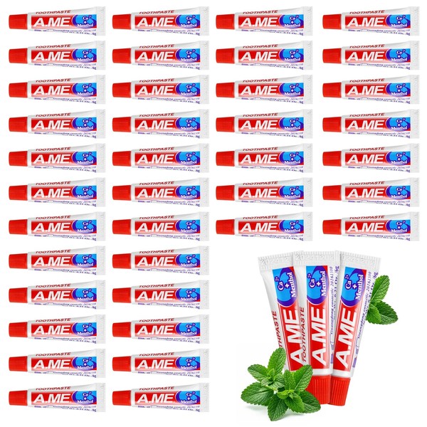 Travel Size Toothpaste in Bulk, Disposable Small Toothpaste on-The-go，Compact Travel