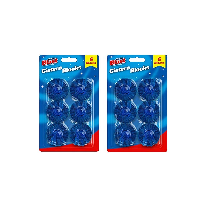 3 x 2 Packs of 6 Toilet Cistern Blocks Clean