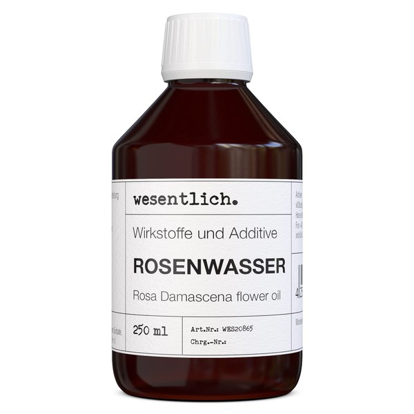 Rose water 250 ml – for the production of cosmetic products – from wesentlich.