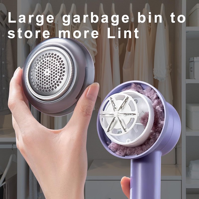 Fusselrasierer,Fusselentferner Stoffrasierer, Elektrischer Wackelentferner für Kleidung, USB-Aufladung, Flusenentferner, Pullover-Rasierer mit