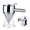 Stainless Steel Pancake Batter Dispenser Funnel 1200ML Large Capacity Conical
