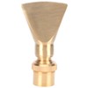 Brass Narrow Fan Jet Water Fountain Nozzle Spray Head Adjustable