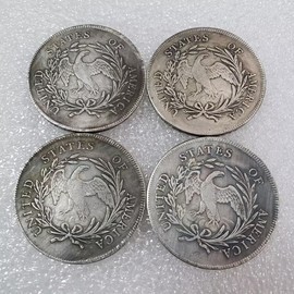 1796 Dollar Coin with Display Case Liberty Coin United States of America Coin Souvenir Replica for Party Gifts