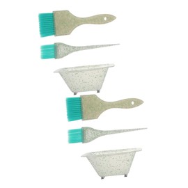 FOMIYES 2 Sets Men's Women's Hair Dye Kit Salon Grade Dyeing Tools Tint Brush Bowl Easy to Use Clean for Home Professional Use