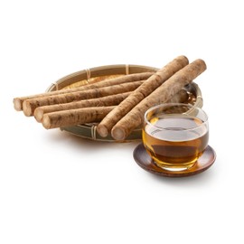 Yajimaen Burdock Tea Collagen Peptide Blended Burdock Tea with Black Pepper 0.07 oz (2 g) / 1 Pack (Set of 100 Packs)