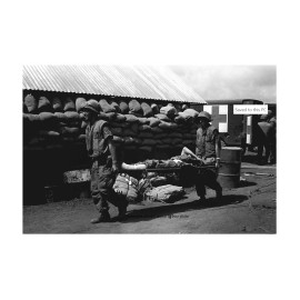 Vietnam War Injured Marine PHOTO Aid Station Khe Sanh 68