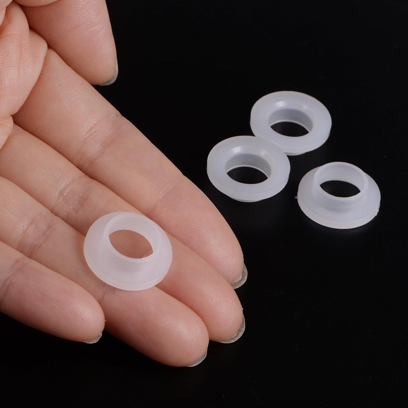 QUARKZMAN 4 Pcs Flange Sleeve Bearings, 10mm ID, 12mm OD,