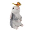 Bunny Outdoor Garden Statues Resin 600mAh Warm Light Rabbit with