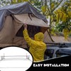 28 Pcs Rooftop Tent Mounting Hardware Set Roof Rack Brackets,
