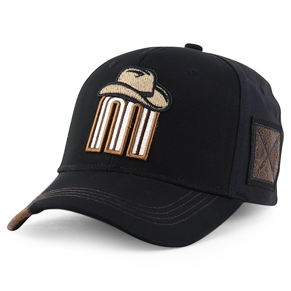 Trendy Apparel Shop Mexican Cowboy Design Laser Punching Mesh Back