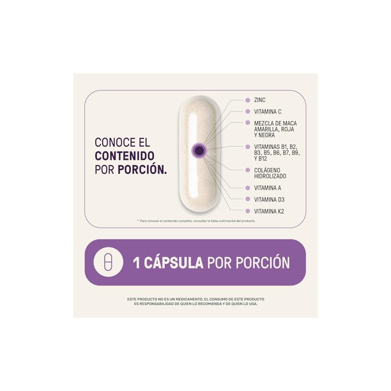Multivitamínico Suplemento Mujer 360 Cápsulas Colágeno Hidrolizado Biotina Ácido Fólico