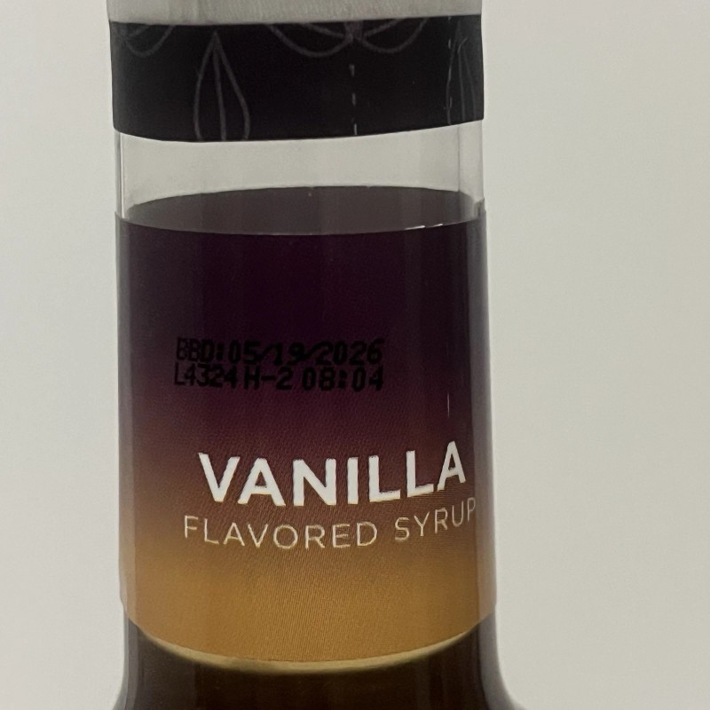 Upouria VANILLA Coffee Syrup 25.4oz (750Ml)Vegan Gluten-Free Kosher DRINK SYRUP