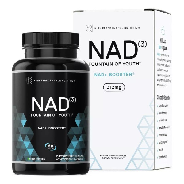 High Performance Nutrition Nad+ Nicotinamida Adenina Potenciador Booster Eg N33 Sabor Sin Sabor