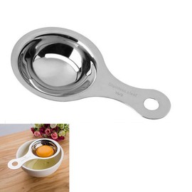 Egg Separator Stainless Steel, Egg Yolk White Separator Filter Heat Resistant Egg Separator Egg Yolk White Divider Kitchen Baking Tools