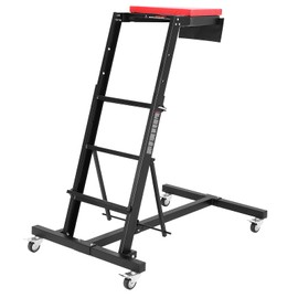 Automotive Engine Creeper Heavy Duty Foldable Creeper with Adjustable Height 45" to 66" 400 LBS Capacity High Creeper 4 Swivel Caster Wheels&Padded Deck,Industrial-Grade Creeper for Auto Repair&Truck