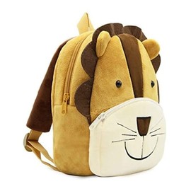Voarge Toddler Backpack, Toddler School Bag, Cartoon Kids Backpack, Animal Cartoon Mini Bag, Plush Kids Backpack, for Baby 1-5 Years, Lion, One Size