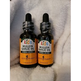 Herb Pharm Kids Mullein Garlic Oil, 1 fl oz (30 ml) Ear Drops Herb Pharm New. BB 10/28 X2
