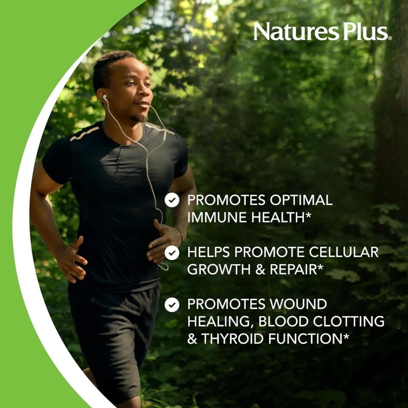 Natures Plus | Zinc 50 Mg, 90 Tabletas
