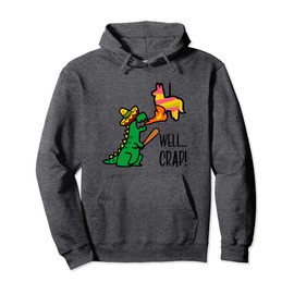 Dinosaur Dino T Rex Piñata Sombrero Fiesta Pullover Hoodie