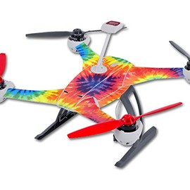 MightySkins Skin Compatible with Blade 350 QX3 Quadcopter Drone wrap Cover Sticker Skins Tie Dye 2