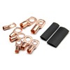 60Pcs Copper Wire Lugs Battery Cable Lugs Ring Terminals Connectors