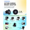 IFOOTAGE Tripod Mount Adapter Q38-SP, Action Camera Quick Release Tripod