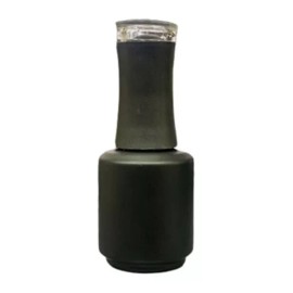 Burmax Empty Black Amber Glass Nail Polish Bottle 15 ml / 0.5 oz - DLC373