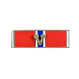 Bronze Star with Bronze "V" for Valor Lapel Pin