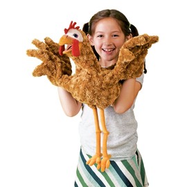 Folkmanis Chicken Two-Handed Puppet