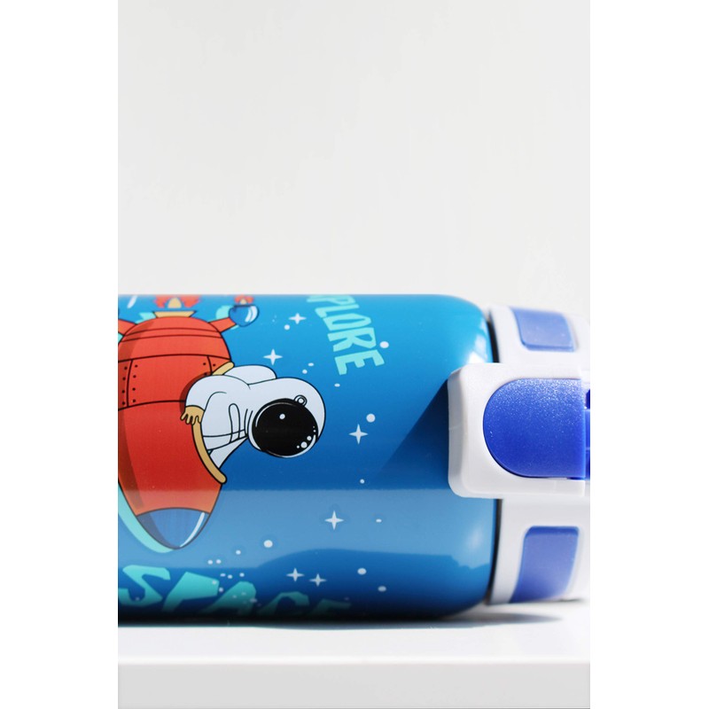 SIGG Unisex Youth Shield One Space Kids Water Bottle, Blue,